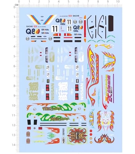 Amazon.co.jp: 1/64 ミニカー用 スポンサーデカール シール ステッカー
